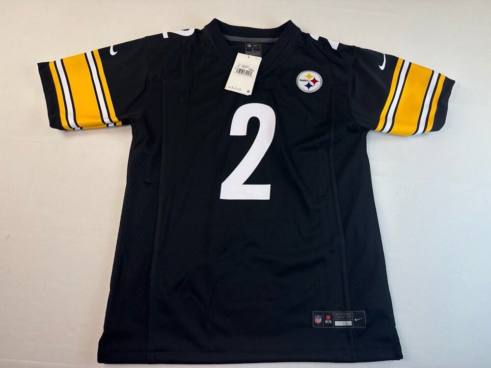 Pittsburgh Steelers Nike Fields #2 Youth Jersey L Black NWT